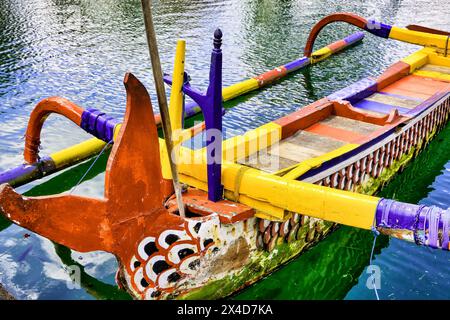 Munitionsgelände der Tirta Gangga, Fischerboote Stockfoto