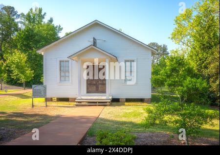 Elvis Presley Kindheitskirche am Elvis Presley Geburtshaus in Tupelo, Mississippi, USA. Stockfoto