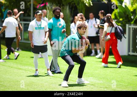 Miami, Etats Unis. Mai 2024. CRAWFORD Jak (usa), Entwicklungsprogramm für junge Fahrer des Aston Martin F1-Teams, Porträt während des Formel 1 Crypto.com Miami Grand Prix 2024, 6. Runde der Formel 1-Weltmeisterschaft 2024 vom 3. Bis 5. Mai 2024 auf dem Miami International Autodrome in Miami, Vereinigte Staaten von Amerika - Foto Eric Alonso/DPPI Credit: DPPI Media/Alamy Live News Stockfoto