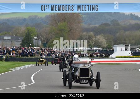 Jonathan Bradshaw, Talbot SB, SF Edge Trophy, für Edwardian-Autos und Aero-Specials im Geiste der frühen Brooklands-Rennen vor 1923, Stockfoto