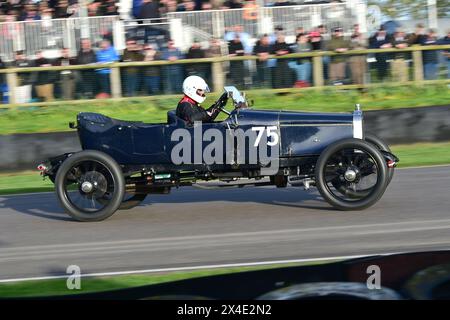 Jonathan Bradshaw, Talbot SB, SF Edge Trophy, für Edwardian-Autos und Aero-Specials im Geiste der frühen Brooklands-Rennen vor 1923, Stockfoto