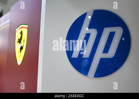 Miami, USA. Mai 2024. Ferrari – PS. 02.05.2024. Formel-1-Weltmeisterschaft, Rd 6, Miami Grand Prix, Miami, Florida, USA, Vorbereitungstag. Das Foto sollte lauten: XPB/Alamy Live News. Stockfoto