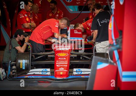 Miami Gardens, FL, USA. Mai 2023. Tag Vor Der Konferenz. 16 Charlez Leclerc (MON) Ferrari im F1 Grand Prix von Miami im Miami International Autodrome in Miami Gardens, Florida, USA. Quelle: Yaroslav Sabitov/YES Market Media/Alamy Live News. Stockfoto