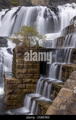 USA, New York, Croton. Croton Ridge Park, Croton River Dam Stockfoto