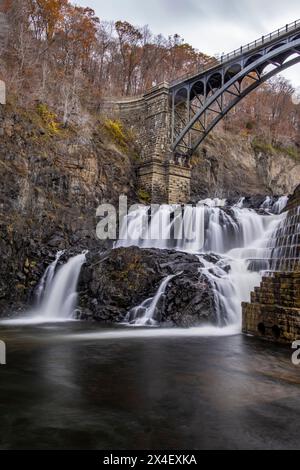 USA, New York, Croton. Croton Ridge Park, Croton River Dam Stockfoto