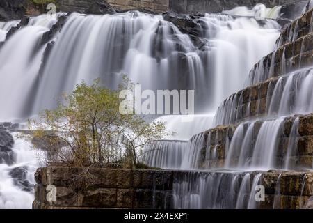 USA, New York, Croton. Croton Ridge Park, Croton River Dam Stockfoto