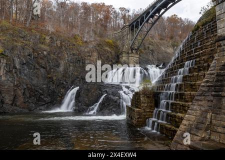 USA, New York, Croton. Croton Ridge Park, Croton River Dam Stockfoto