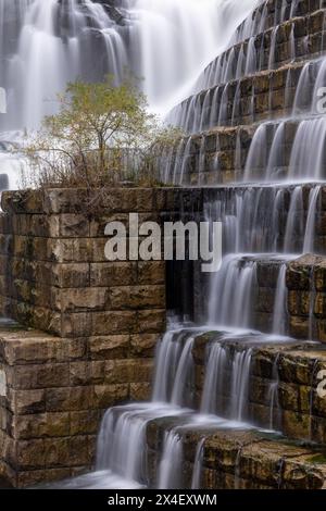 USA, New York, Croton. Croton Ridge Park, Croton River Dam Stockfoto