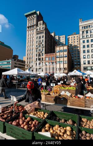 Freitagsmarkt am Union Square. (Nur Für Redaktionelle Zwecke) Stockfoto