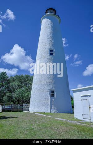 USA, North Carolina, Ocracoke Island. Ocracoke Lighthouse Stockfoto