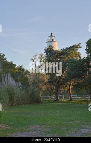 USA, North Carolina, Ocracoke Island. Ocracoke Lighthouse Stockfoto