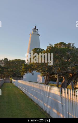 USA, North Carolina, Ocracoke Island. Ocracoke Lighthouse Stockfoto
