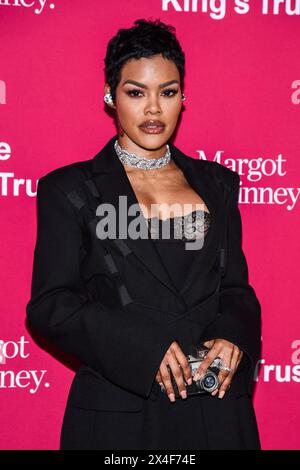 New York, USA. Mai 2024. Teyana Taylor geht auf dem roten Teppich auf der King's Trust Global Gala, die am 2. Mai 2024 in der Cipriani South Street in New York, NY, stattfand. (Foto: Anthony Behar/SIPA USA) Credit: SIPA USA/Alamy Live News Stockfoto