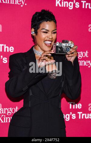 New York, USA. Mai 2024. Teyana Taylor geht auf dem roten Teppich auf der King's Trust Global Gala, die am 2. Mai 2024 in der Cipriani South Street in New York, NY, stattfand. (Foto: Anthony Behar/SIPA USA) Credit: SIPA USA/Alamy Live News Stockfoto