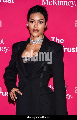 New York, USA. Mai 2024. Teyana Taylor geht auf dem roten Teppich auf der King's Trust Global Gala, die am 2. Mai 2024 in der Cipriani South Street in New York, NY, stattfand. (Foto: Anthony Behar/SIPA USA) Credit: SIPA USA/Alamy Live News Stockfoto