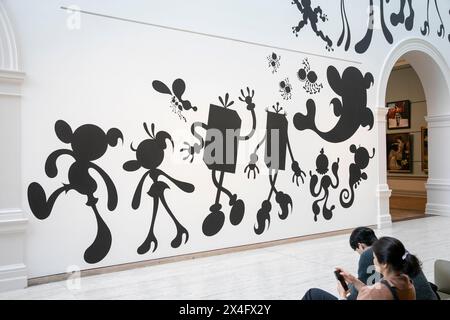 Kunstwerke in der Art Gallery of New South Wales, The Domain, Sydney, NSW, Australien Stockfoto