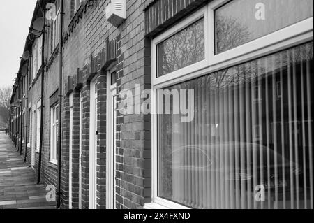 Reihenhäuser in Grace Street, Walker, Tyne und Wear Stockfoto