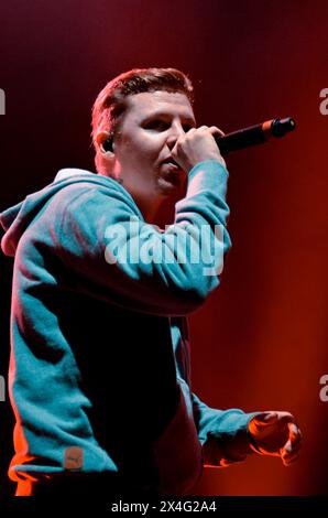 Professor Green, V2012, Hylands Park, Chelmsford, Essex, Großbritannien - 18. August 2012 Stockfoto