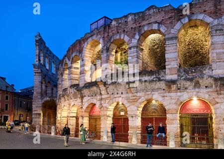 Verona Veneto Italien. Verona Arena - Römisches Amphitheater Stockfoto