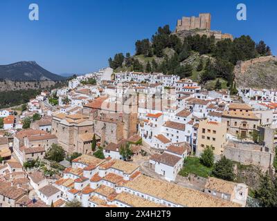 Stadt Segura de la Sierra, Region Sierra de Segura, Provinz Jaén, Andalusien, Spanien Stockfoto