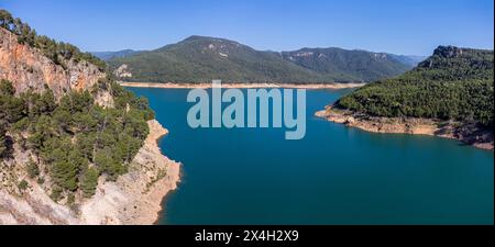 Tranco Reservoir - El Tranco de Beas-, Naturpark der Sierras de Cazorla, Segura und Las Villas, Provinz Jaén, Andalusien, Spanien Stockfoto
