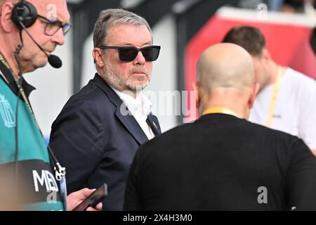 Leuven, Belgien. Mai 2024. Stefan Van Loock wurde während eines Frauenfußballspiels zwischen Oud Heverlee Leuven und Club Brugge YLA im belgischen Cup-Finale am Freitag, 1. Mai 2024 in Leuven, BELGIEN, gezeigt. Quelle: Sportpix/Alamy Live News Stockfoto