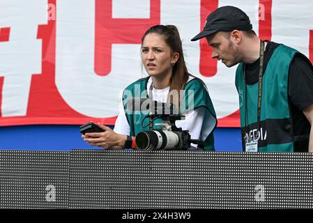 Leuven, Belgien. Mai 2024. Josefien Hendrickx wurde während eines Frauenfußballspiels zwischen Oud Heverlee Leuven und Club Brugge YLA im belgischen Cup-Finale am Freitag, 1. Mai 2024 in Leuven, BELGIEN, gezeigt. Quelle: Sportpix/Alamy Live News Stockfoto