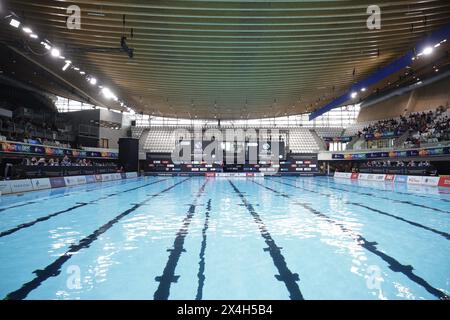 Saint Denis, Frankreich. Mai 2024. © PHOTOPQR/LE PARISIEN/Olivier Arandel ; Saint-Denis ; 03/05/2024 ; Saint-Denis, France Centre aquatique Olympique Paris 2024 World aquatique World Cup 2024 Natation Artistique Natation Synchronisée *** Local Caption *** LP/ Olivier Arandel Credit: MAXPPP/Alamy Live News Stockfoto