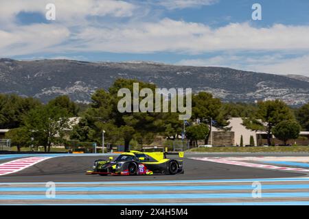 Le Castellet, Frankreich, 3. Mai 2024, #15 RLR M Sport (GbR) Ligier js P320 - Nissan (LMP3) Michael Jensen (ZAF) Nick Adcock (ZAF) Gael Julien (Fra) während der 4 Stunden von Le Castellet, zweites Rennen der European Le Mans Series 2024 (ELMS) auf dem Circuit Paul Ricard vom 2. bis 5. Mai 2024 in Le Castellet, Frankreich - Foto Laurent Cartalade/MPS Agency Credit MPS Agency/Alamy Live News Stockfoto