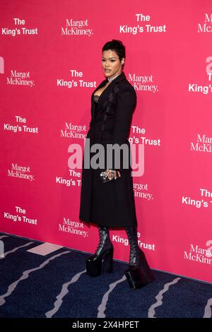 New York, Usa. Mai 2024. NEW YORK, NEW YORK – 2. MAI: Teyana Taylor nimmt am 2. Mai 2024 an der King's Trust Global Gala 2024 in der Cipriani South Street Teil. (Foto: Ron Adar/SOPA Images/SIPA USA) Credit: SIPA USA/Alamy Live News Stockfoto