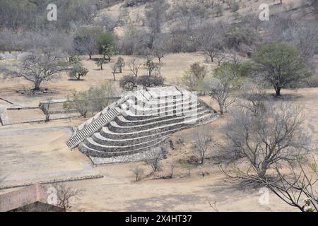 Die Ruinen von Olmec in Chatcatzingo, Morelos. Stockfoto