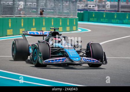 Miami Gardens, FL, USA. Mai 2023. 31 Esteban Ocon (FRA) Alpine, F1 Grand Prix von Miami im Miami Autodrome in Miami Gardens, Florida, USA. Quelle: Yaroslav Sabitov/YES Market Media/Alamy Live News. Stockfoto