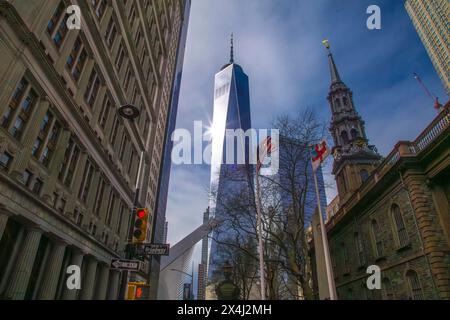 One World Trade Center in New York City Stockfoto