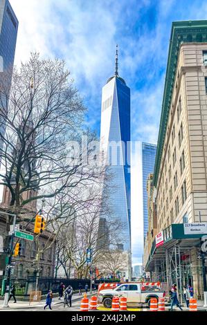 One World Trade Center in New York City Stockfoto