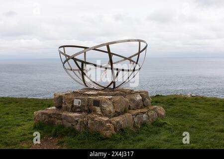 Radar Memorial Skulptur in St. Aldhelm's Head an der Jurassic Coast in Dorset, England. Stockfoto