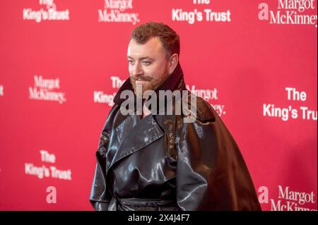 New York, Usa. Mai 2024. NEW YORK, NEW YORK – 2. MAI 2024: Sam Smith nimmt am 2. Mai 2024 an der King's Trust Global Gala in der Cipriani South Street Teil. Quelle: SOPA Images Limited/Alamy Live News Stockfoto