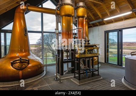 Kilchoman Destillerie, Islay, Schottland Stockfoto