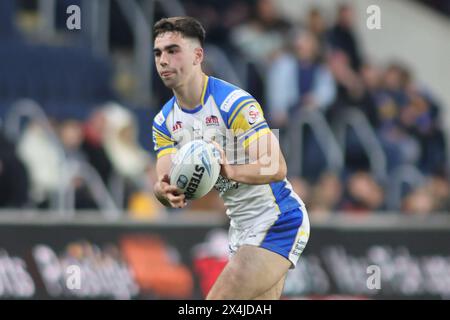 Leeds, Großbritannien. Mai 2024. AMT Headingley Rugby Stadium, Leeds, West Yorkshire, 3. Mai 2024. Betfred Super League Leeds Rhinos gegen London Broncos Jack Sinfield von Leeds Rhinos Credit: Touchlinepics/Alamy Live News Stockfoto