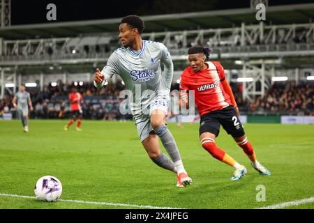 Kenilworth Road, Luton, Bedfordshire, Großbritannien. Mai 2024. Premier League Football, Luton Town gegen Everton; Youssef Chermiti von Everton Credit: Action Plus Sports/Alamy Live News Stockfoto