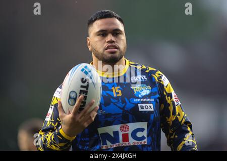 Leeds, Großbritannien. Mai 2024. AMT Headingley Rugby Stadium, Leeds, West Yorkshire, 3. Mai 2024. Betfred Super League Leeds Rhinos gegen London Broncos Sam Lisone von Leeds Rhinos Credit: Touchlinepics/Alamy Live News Stockfoto