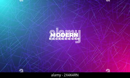Abstraktes Hintergrunddesign aus Dreieckslinien Stock Vektor