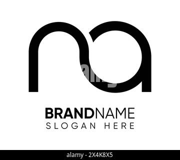 N Eine Vektorvorlage für das Logo-Design Stock Vektor