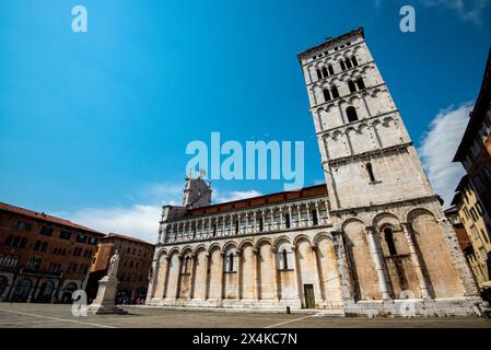 San Michele in Foro Kirche - Lucca - Italien Stockfoto