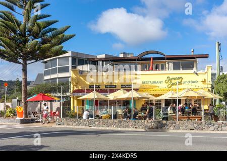 Sumner Social Bar, Esplanade, Sumner, Christchurch (Ōtautahi), Canterbury, Neuseeland Stockfoto