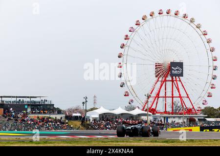 Suzuka Circuit, 6. April 2024: George Russell (GBR) von Mercedes während des Formel-1-Grand-Prix von Japan 2024. Stockfoto