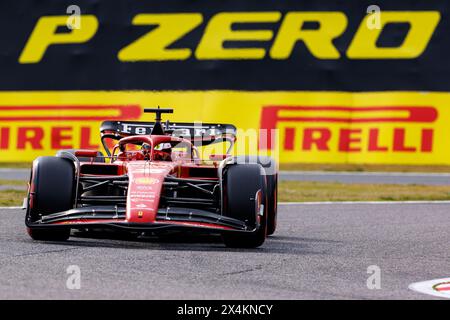 Suzuka Circuit, 6. April 2024: Charles Leclerc (MCO) von Ferrari während des Formel-1-Grand-Prix von Japan 2024. Stockfoto