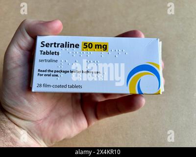 Sertraline Tablets Stockfoto