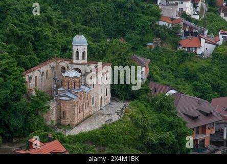 SPC serbische orthodoxe Kirche 'Sveti Spas' in der Stadt Prizren im Kosovo Stockfoto