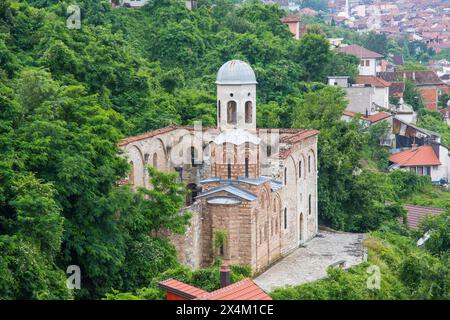 SPC serbische orthodoxe Kirche 'Sveti Spas' in der Stadt Prizren im Kosovo Stockfoto