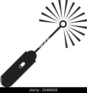 Laser Pointer Symbol Vektor Illustration Symbol Design Stock Vektor